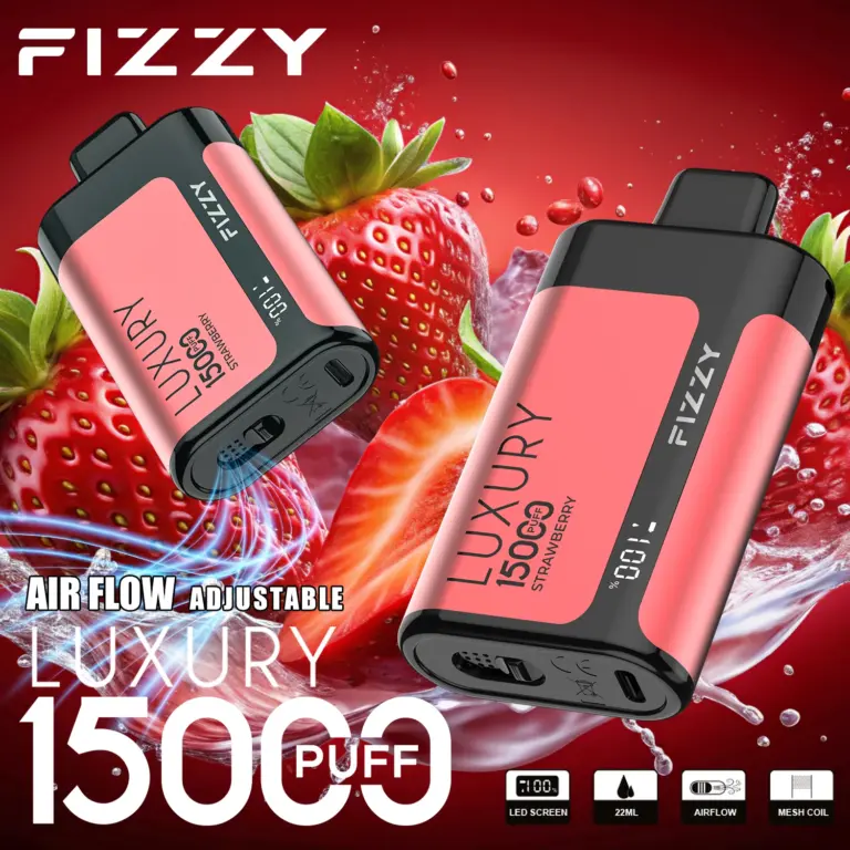 Fizzy Luxury 15000 15K Puffs Original Edition LCD Display Disposable Vape