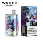 WASPE Crystal 40000 40K Puffs Dubbel Smak LCD-Display Engångs Vape
