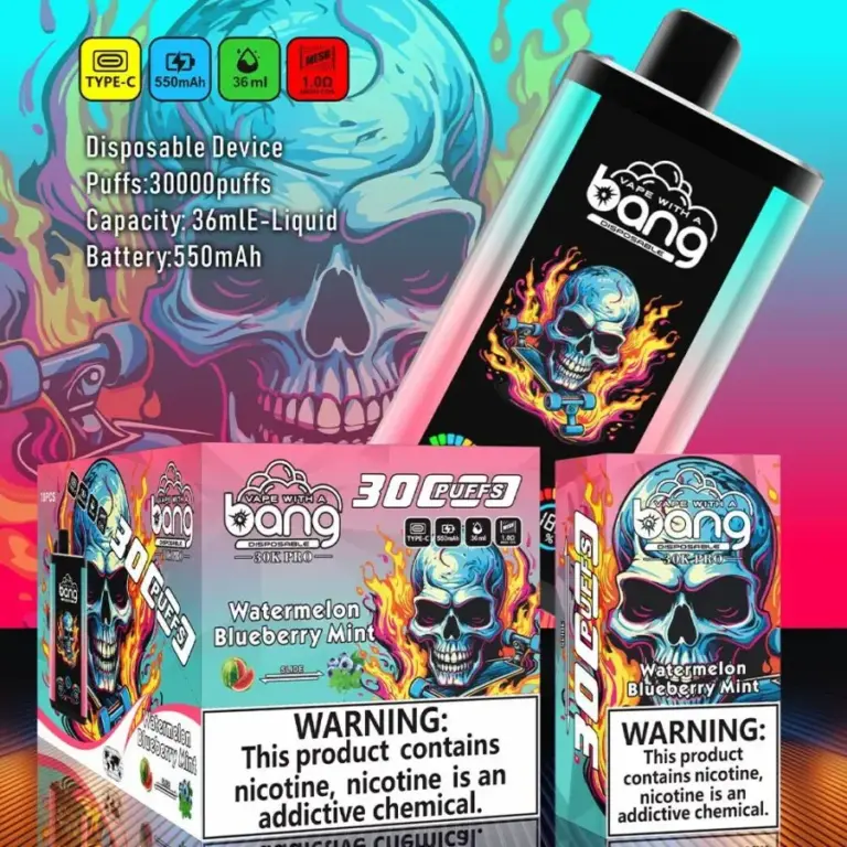 Bang 30K PRO 30000 Puffs Newest Dual Flavor LED Disposable Vape