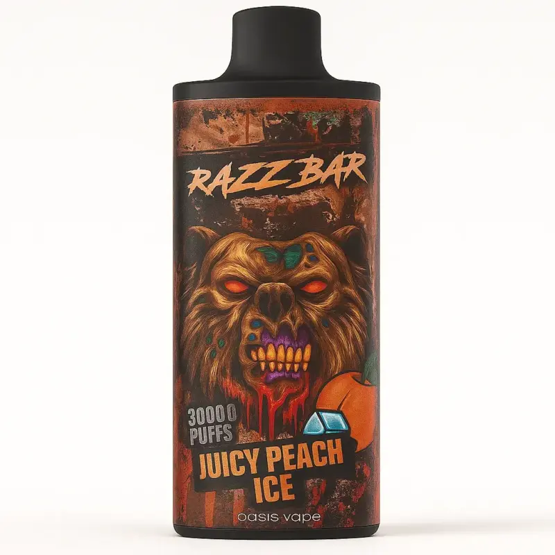 Razz bar 30K – Juicy Peach ice