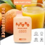 AIVONO Aim Puff Star 6500 Puffs | 0%-5% nicotine, 13mL, bulk disposable vape