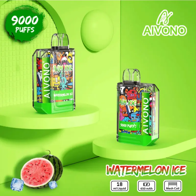 AIVONO AIM XXL 9000 Puffs | 0% to 5% nicotine bulk buy wholesale